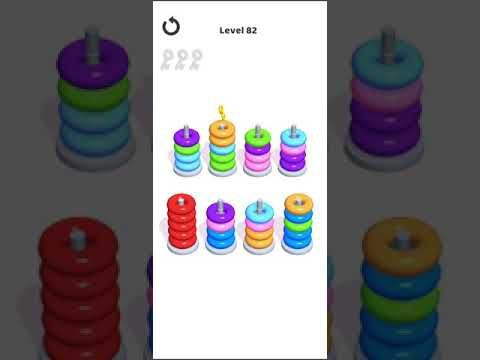 Video guide by Mobile games: Hoop Stack Level 82 #hoopstack