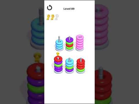 Video guide by Mobile games: Hoop Stack Level 89 #hoopstack