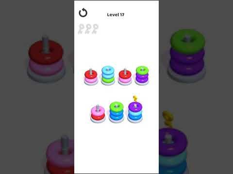 Video guide by Mobile games: Hoop Stack Level 17 #hoopstack