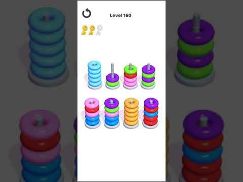 Video guide by Mobile games: Hoop Stack Level 160 #hoopstack