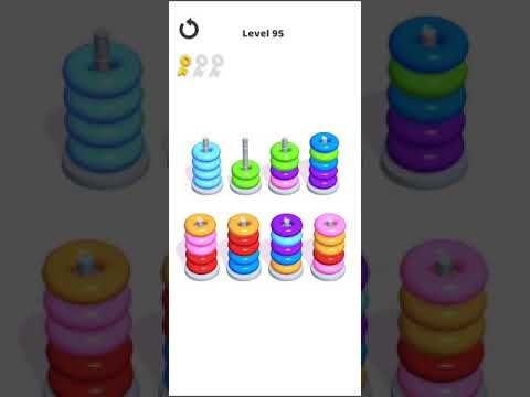 Video guide by Mobile games: Hoop Stack Level 95 #hoopstack