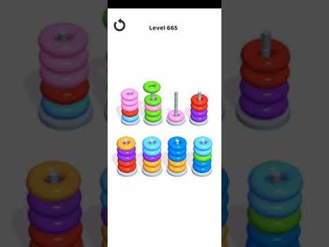 Video guide by Go Answer: Hoop Stack Level 665 #hoopstack