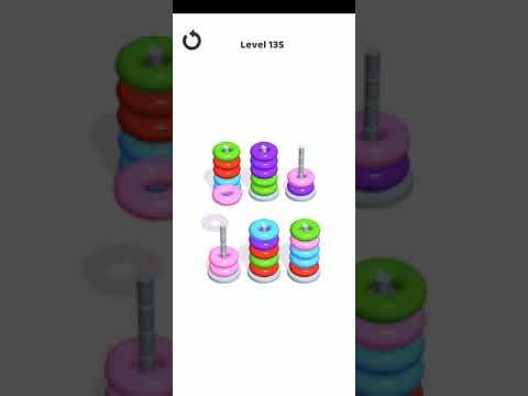 Video guide by Go Answer: Hoop Stack Level 135 #hoopstack