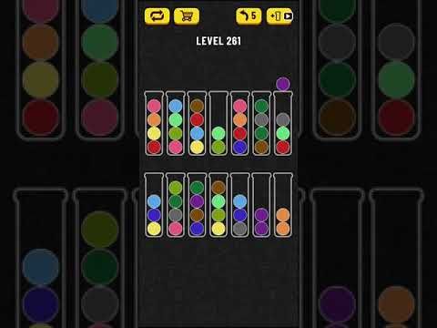 Video guide by Mobile games: Ball Sort Puzzle Level 261 #ballsortpuzzle