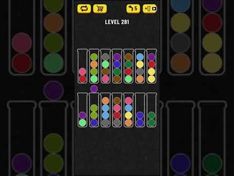 Video guide by Mobile games: Ball Sort Puzzle Level 281 #ballsortpuzzle