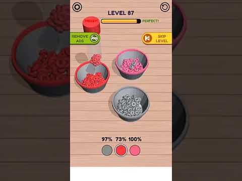 Video guide by Game Play: Bead Sort Level 86 #beadsort