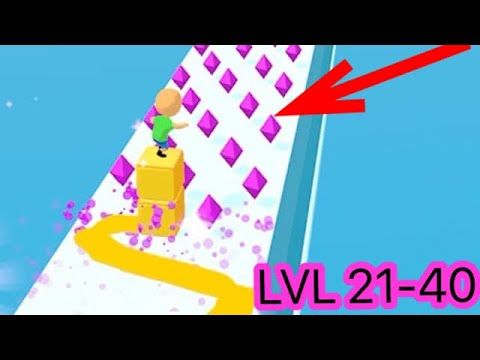 Video guide by Banion: Cube Surfer! Level 21-40 #cubesurfer
