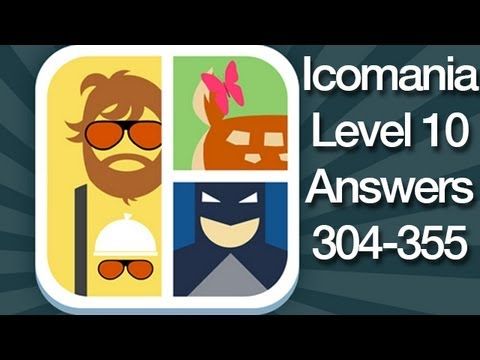 Video guide by AppAnswers: Icomania levels 304-355 #icomania