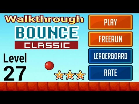 Video guide by Jawaban Games: Bounce Level 27 #bounce