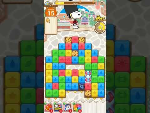 Video guide by tobias deamon: SNOOPY Puzzle Journey Level 121 #snoopypuzzlejourney