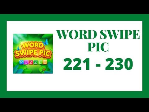 Video guide by Go Answer: Word Swipe Pic Level 221 #wordswipepic
