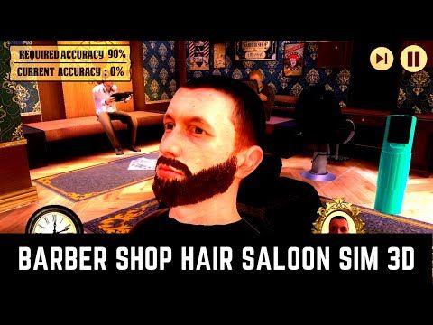 Video guide by : Barber Shop Hair Saloon Sim 3D  #barbershophair