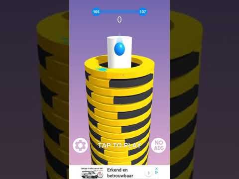 Video guide by RebelYelliex: Stack Ball 3D Level 105 #stackball3d