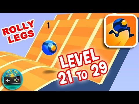 Video guide by Mobile Games: Rolly Legs Level 21-29 #rollylegs