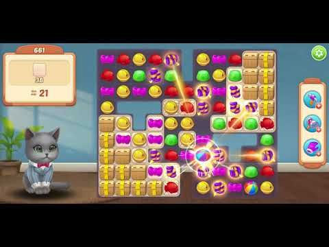 Video guide by Leo Mercury Games: Kitten Match Level 661 #kittenmatch