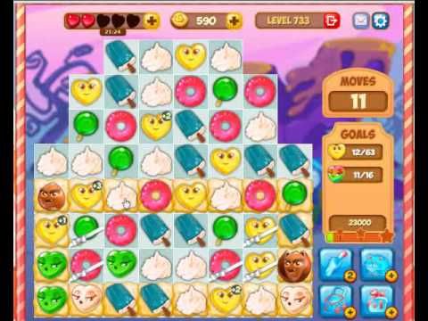 Video guide by Gamopolis: Candy Valley Level 733 #candyvalley