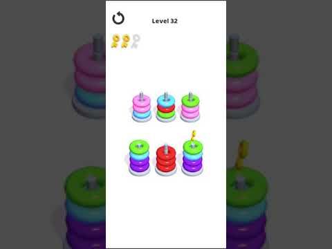 Video guide by Mobile games: Hoop Stack Level 32 #hoopstack