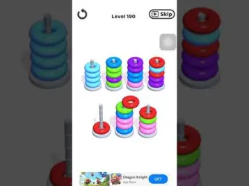 Video guide by Pusaers D: Hoop Stack Level 190 #hoopstack