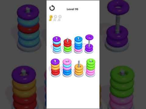 Video guide by Mobile games: Hoop Stack Level 70 #hoopstack