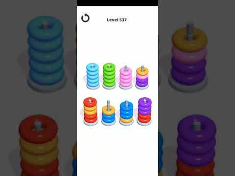 Video guide by Go Answer: Hoop Stack Level 537 #hoopstack
