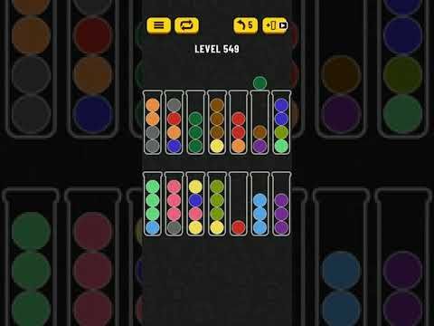 Video guide by Go Answer: Ball Sort Puzzle Level 549 #ballsortpuzzle
