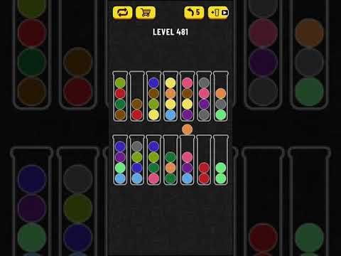 Video guide by Mobile games: Ball Sort Puzzle Level 481 #ballsortpuzzle