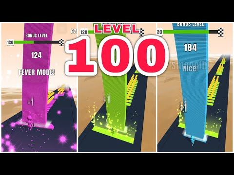 Video guide by Shekhar Mine: Stack Colors! Level 100 #stackcolors