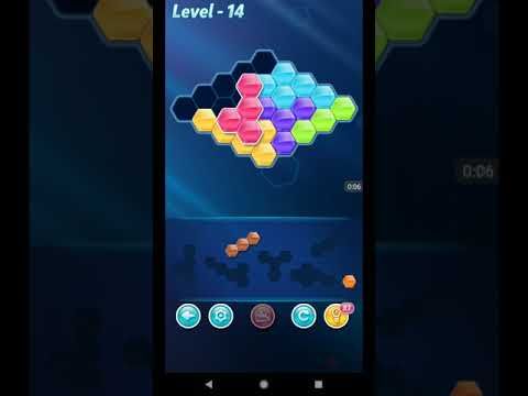 Video guide by ETPC EPIC TIME PASS CHANNEL: Block! Hexa Puzzle Level 14 #blockhexapuzzle