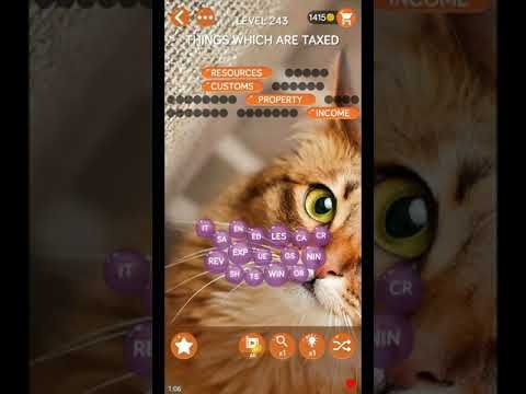 Video guide by ETPC EPIC TIME PASS CHANNEL: Word Pearls Level 243 #wordpearls