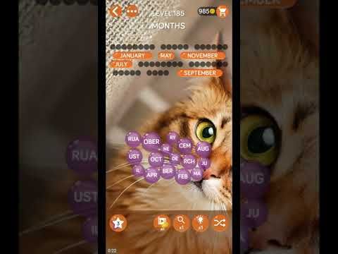 Video guide by ETPC EPIC TIME PASS CHANNEL: Word Pearls Level 185 #wordpearls