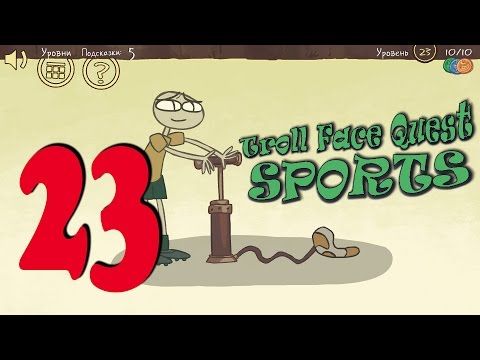 Video guide by GoldCatGame: Troll Face Quest Sports Level 23 #trollfacequest