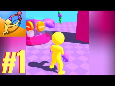 Video guide by CercaTrova Gaming: Curvy Punch 3D Level 1-10 #curvypunch3d