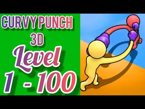 Video guide by Pro GameArt-The unlimited gaming: Curvy Punch 3D Level 1 #curvypunch3d