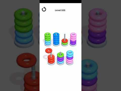 Video guide by Go Answer: Hoop Stack Level 525 #hoopstack