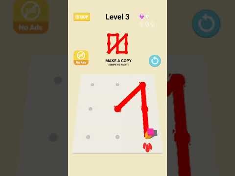 Video guide by RebelYelliex: Line Paint! Level 1 #linepaint