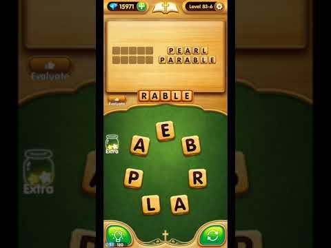 Video guide by ETPC EPIC TIME PASS CHANNEL: Bible Word Puzzle Chapter 83 - Level 6 #biblewordpuzzle