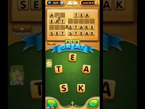 Video guide by ETPC EPIC TIME PASS CHANNEL: Bible Word Puzzle Chapter 30 - Level 8 #biblewordpuzzle