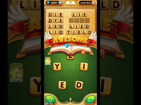 Video guide by ETPC EPIC TIME PASS CHANNEL: Bible Word Puzzle Chapter 18 - Level 8 #biblewordpuzzle
