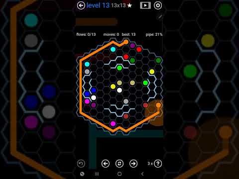 Video guide by This That and Those Things: Hexes  - Level 13 #hexes