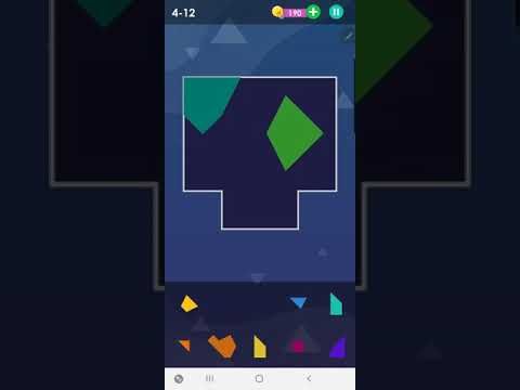 Video guide by This That and Those Things: Tangram! Level 4-12 #tangram
