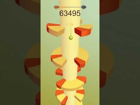 Video guide by Sara Stafros: Helix Jump Level 1245 #helixjump
