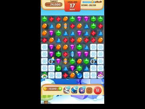 Video guide by Apps Walkthrough Tutorial: Jewel Match King Level 296 #jewelmatchking