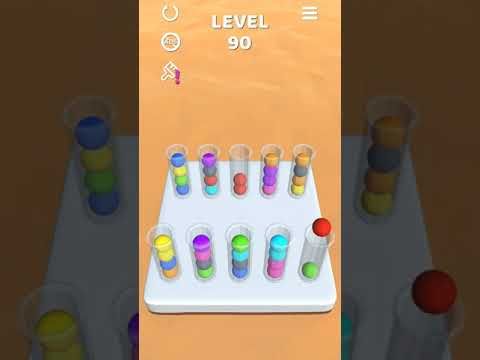 Video guide by HRAX Gaming: Sort It 3D Level 90 #sortit3d