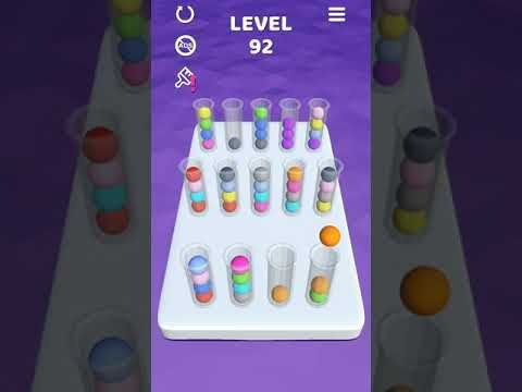 Video guide by HRAX Gaming: Sort It 3D Level 92 #sortit3d