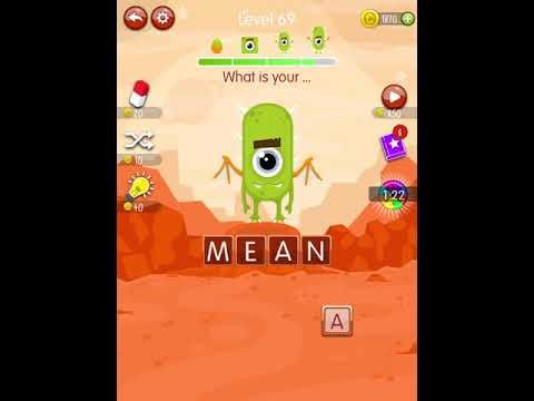 Video guide by Scary Talking Head: Word Monsters Level 69 #wordmonsters