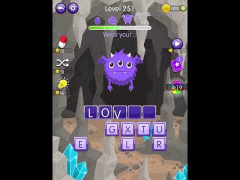 Video guide by Scary Talking Head: Word Monsters Level 251 #wordmonsters