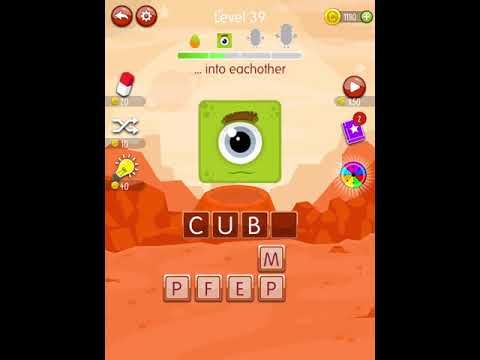 Video guide by Scary Talking Head: Word Monsters Level 39 #wordmonsters