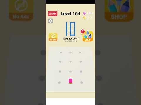 Video guide by attiq gaming channal: Line Paint! Level 164 #linepaint