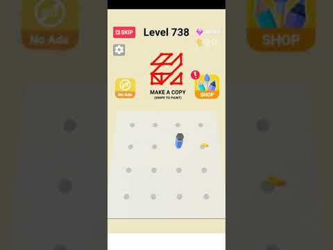 Video guide by attiq gaming channal: Line Paint! Level 738 #linepaint