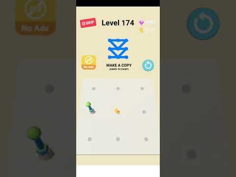 Video guide by attiq gaming channal: Line Paint! Level 174 #linepaint
